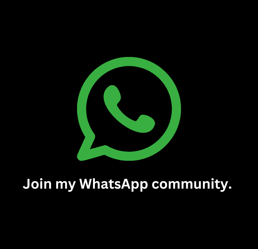 Join my WhatsApp community.